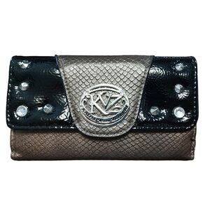 Kathy Van Zeeland Wallet with Rhinestone